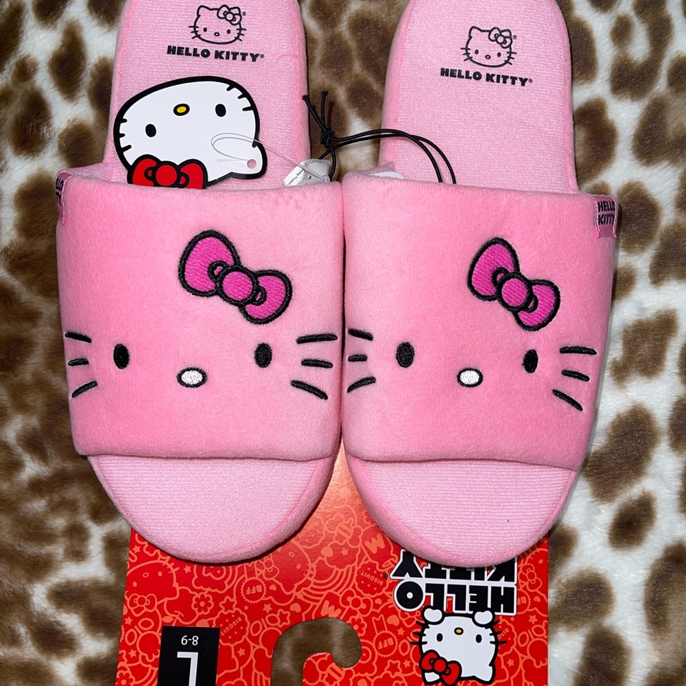 Hello Kitty slippers pink